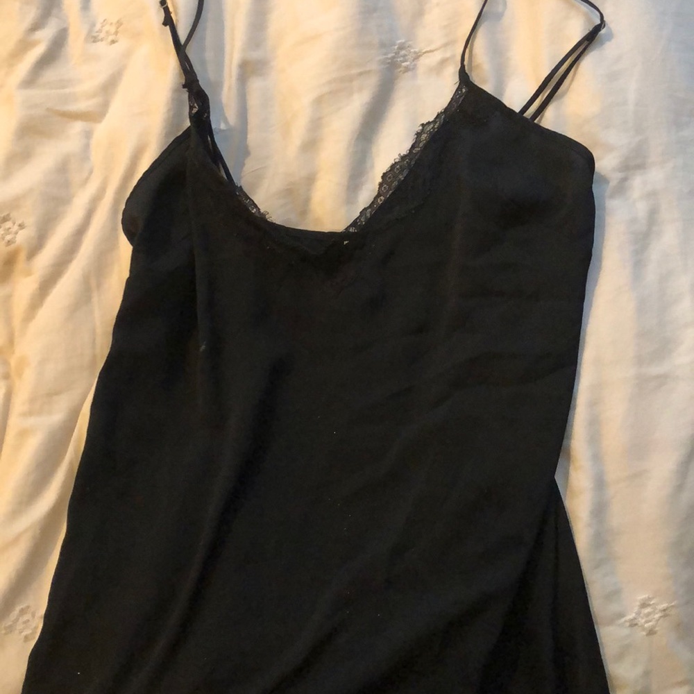 Black slip dress